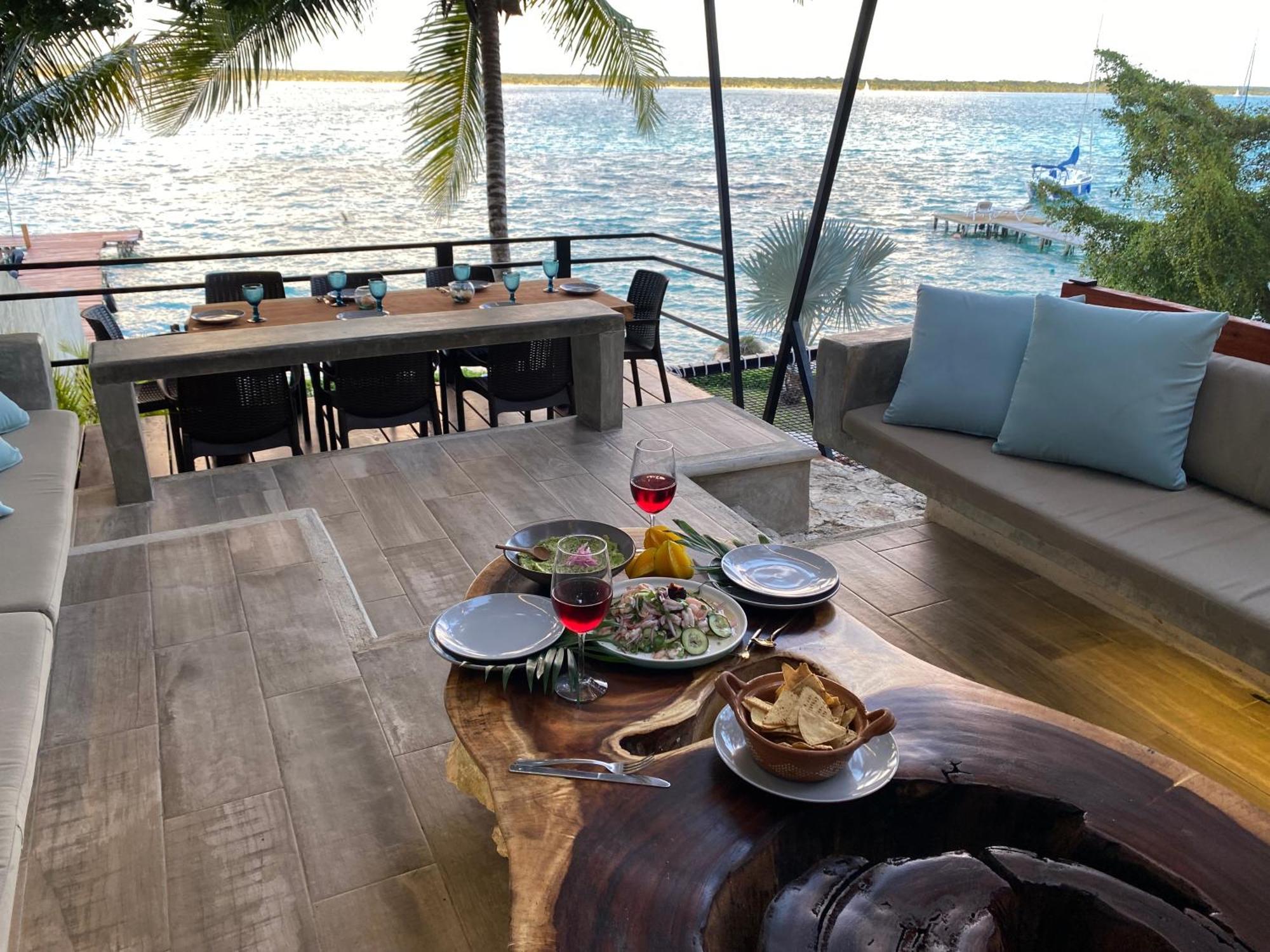 Casa Villa Real- Lagoon Acces And Stunning Views! Bacalar Buitenkant foto