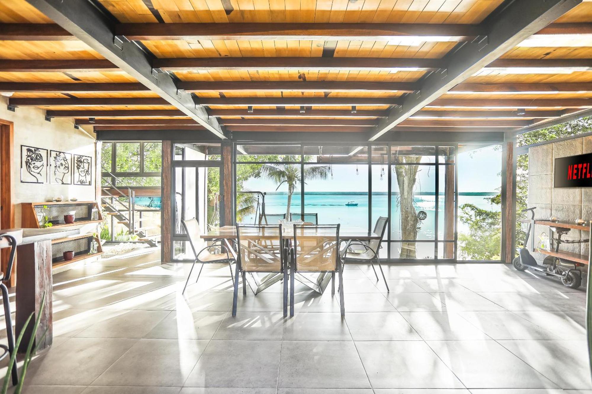 Casa Villa Real- Lagoon Acces And Stunning Views! Bacalar Buitenkant foto
